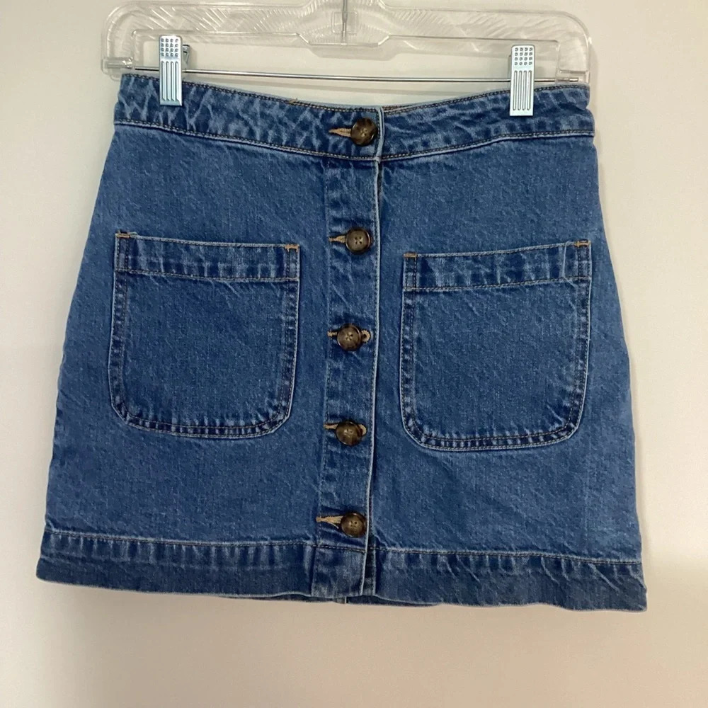 We The Free Denim Jean Skirt